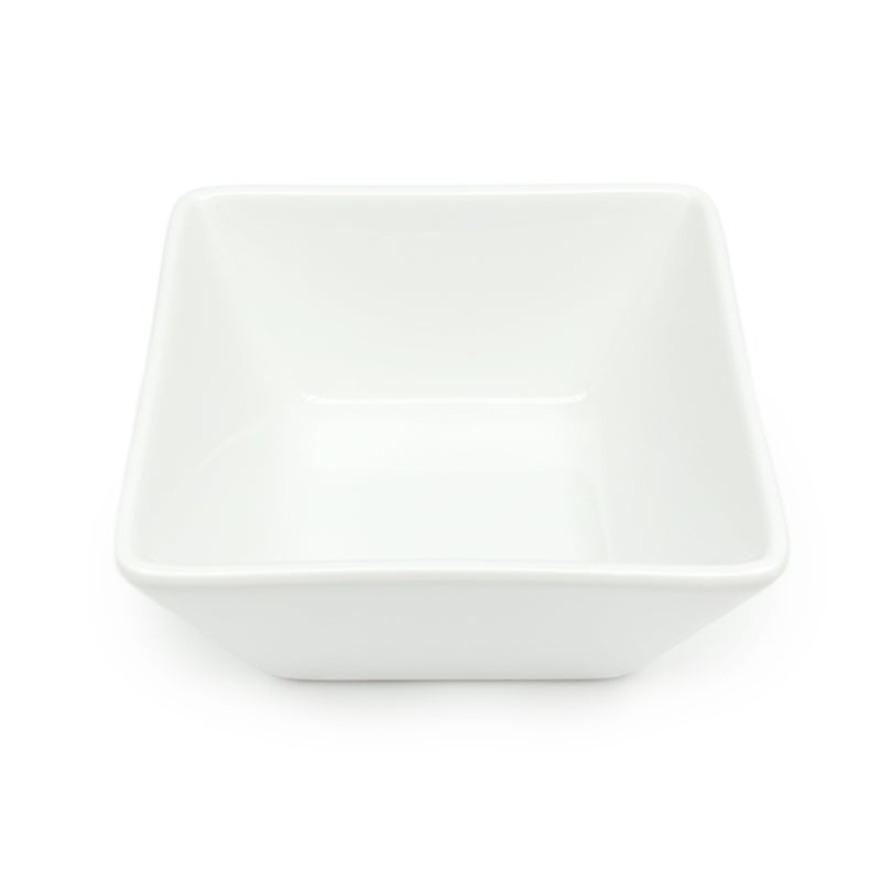 Shallow SQU 3PCS Square Porcelain Bowl Set  12cm White Snack & Serving Bowls for Daily Use, Ramadan, Eid, Diwali & Festive Hosting - Image 5