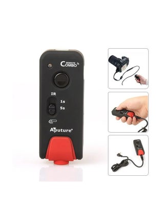 Aputure CRC Camera Combo Remote – Wireless Remote Control for DSLR and Mirrorless Cameras, Multi-Function Shutter Trigger, Timelapse & Video Recording, Long-Range Transmission, Compact & Lightweight Design - pzsku/ZF68FCE12EF9A1564411BZ/45/_/1733472368/cd0b6893-05fe-43fb-a0c7-02e4313401b4