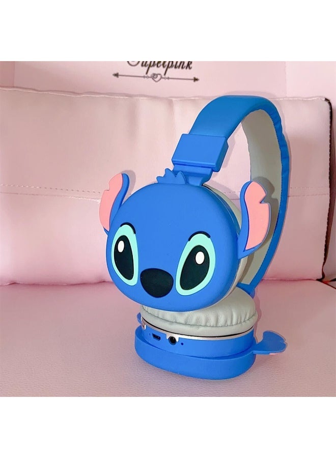 STITCH Over-Ear Wireless Bluetooth Headset Gaming Headset Foldable Support FM Computer Mobile Phone Music Stereo Headset - Image 5