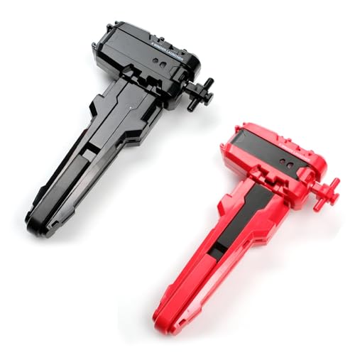 AIBREAY 2 Pack X String Launchers X Winder Launcher with Grip Two Launch Mode Only Work with X Right Spinning TopRedBlack - Image 1