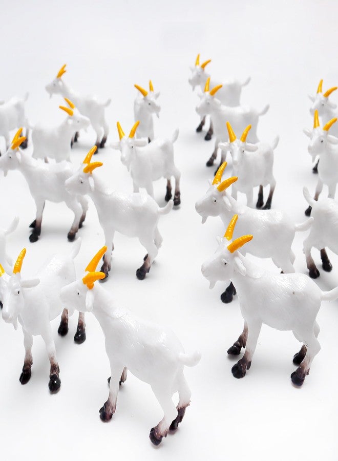 Aydinids 25 Pcs Miniature Goat Figurines Mini Resin Lamb Miniature Lamb Figure Plastic Farm Animal Model for Succulent Planter Moss Landscape DIY Terrarium Fairy Garden - Image 4
