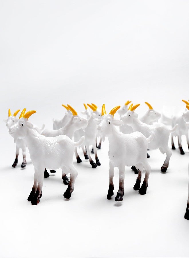 Aydinids 25 Pcs Miniature Goat Figurines Mini Resin Lamb Miniature Lamb Figure Plastic Farm Animal Model for Succulent Planter Moss Landscape DIY Terrarium Fairy Garden - Image 3