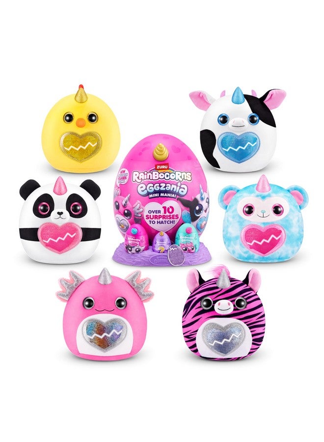 Rainbocorns Rainbocorns Eggzania Mini Mania Panda Plush Surprise Unboxing with Animal Soft Toy, Idea for Girls with Imaginary Play by ZURU - Image 4