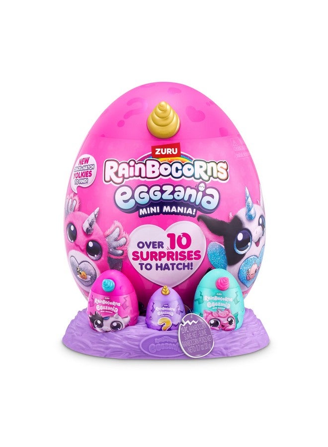 Rainbocorns Rainbocorns Eggzania Mini Mania Panda Plush Surprise Unboxing with Animal Soft Toy, Idea for Girls with Imaginary Play by ZURU - Image 2