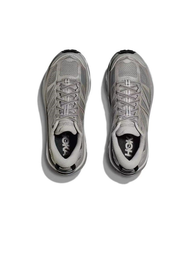 Hoka One One Mafate Speed 2 Outdoor Running Shoes Silver/Grey For Men/Women  - Image 3
