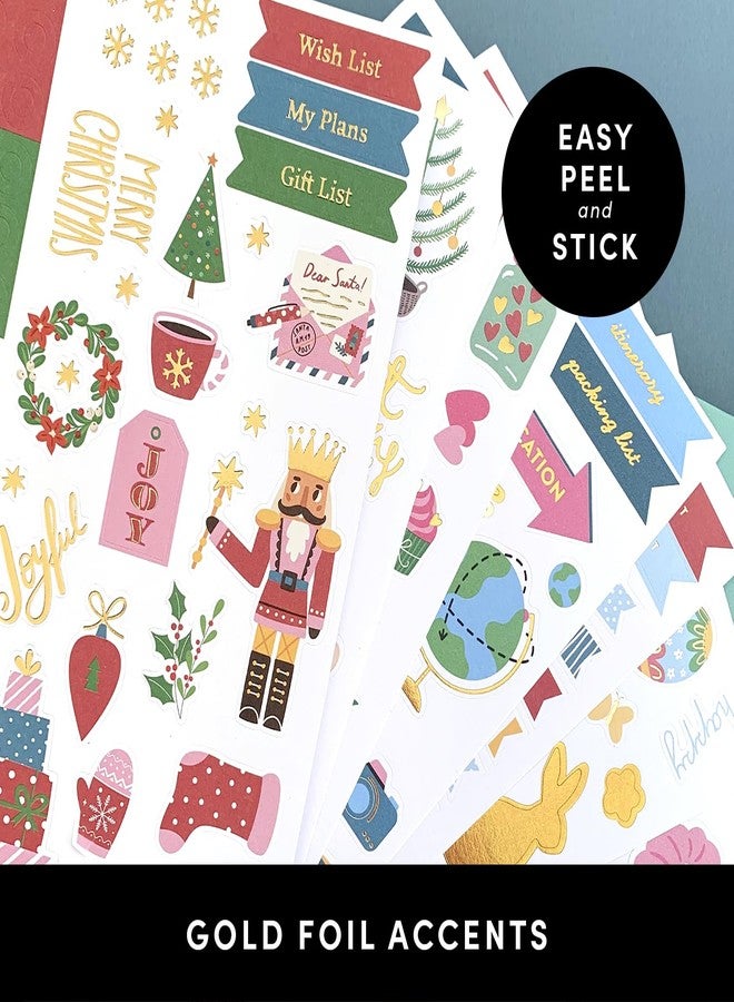 PAPERAGE Planner Stickers, Seasonal & Gold Foil Stickers for Planners, Calendars, Journals & Notebooks, (Seasonal & Holiday Theme), 25 Sheets, Over 600 Stickers Per Pack - Image 4