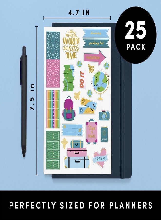 PAPERAGE Planner Stickers, Seasonal & Gold Foil Stickers for Planners, Calendars, Journals & Notebooks, (Seasonal & Holiday Theme), 25 Sheets, Over 600 Stickers Per Pack - Image 2