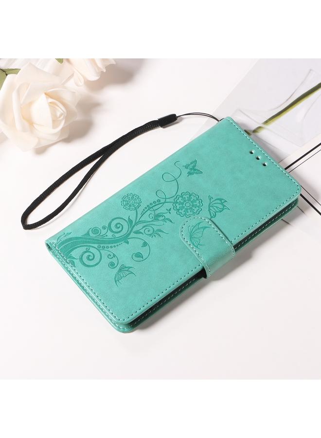 S-TOP Case For Samsung Galaxy A34 5G Embossed Butterfly Flowers Leather Phone Case - Image 2