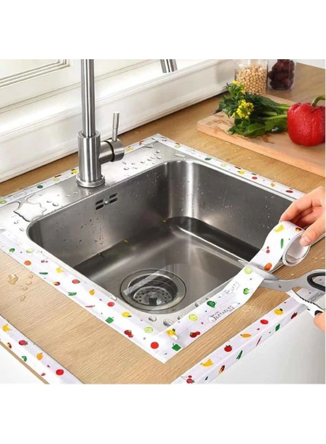 Multi-Purpose Waterproof Adhesive Sealing Tape – Self-Adhesive Caulk Strip for Kitchen Sink, Bathroom, Wall Edges, Picture Frames & Surface Insulation – Flexible, Mold-Resistant, and Easy to Apply - Image 1