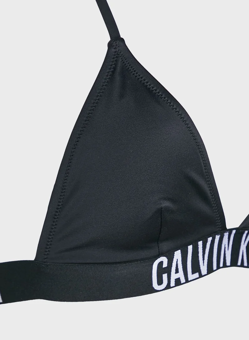 CALVIN KLEIN Halter Neck Triangle Bra
