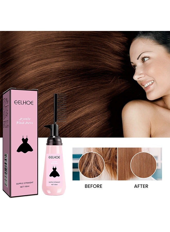 EELHOE 3-Second Treatment for Smooth, Nourishing Hair - (150ml) 2023 New Straightening Cream with Comb, Effective in Just 3 Seconds for Dry Hair - Image 2