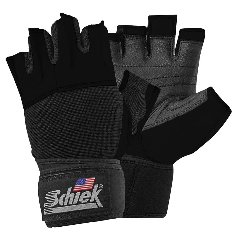 Schiek Sports 530 Platinum Lifting Gloves - Wrist Wrap Non Slip Exercise Gloves (XX-Large) - Image 2