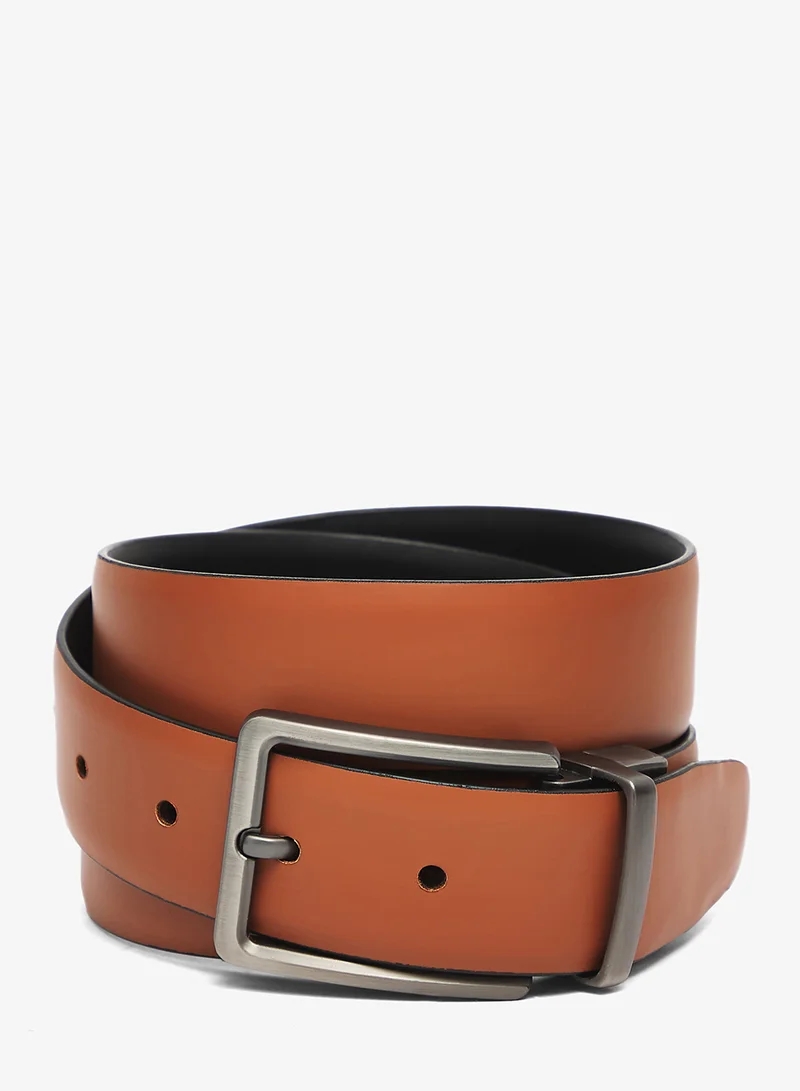 Robert Wood  Genuine Leather Reversible & Resizable Formal Belt for Men | Best Price UAE
