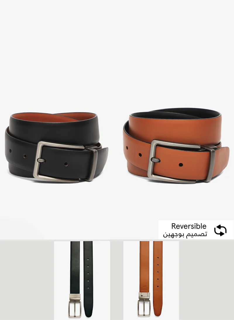 Genuine Leather Reversible & Resizable Formal Belt