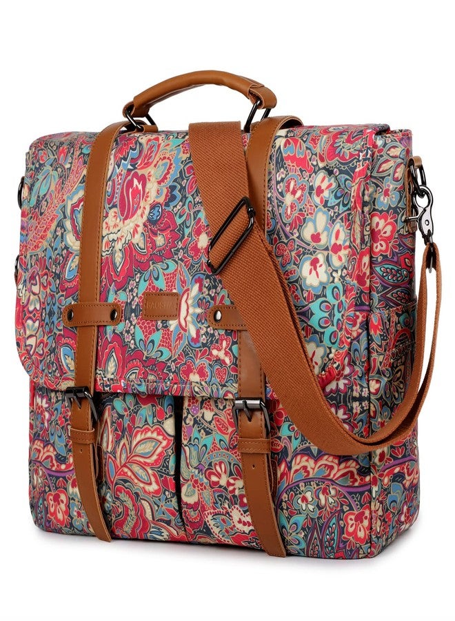 Baosha 15.6 Inch Laptop Bag Floral for Women Briefcase Shoulder Bag Messenger Bag YL-01 (HS) - Image 1
