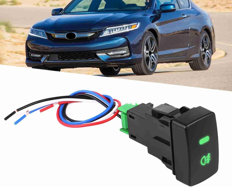 Aramox Fog Light Switch,5 Pin Black Plastic Car Push Button Fog Light Switch for CRV - Image 5