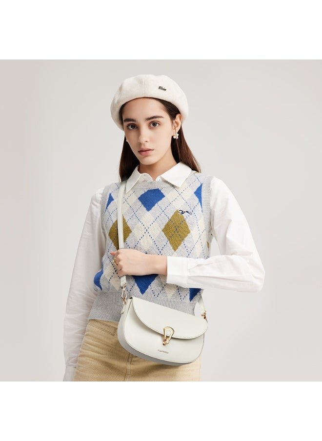 Bostanten BOSTANTEN Fashion Crossbody Bag – Beige White – Chic & Functional Everyday Bag  - Image 2