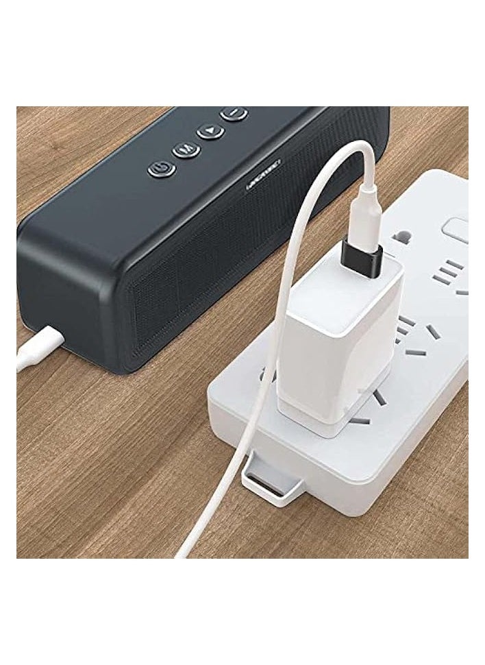 erorex - USB C to USB 3.0 Adapter, 2 Pcs Protable USB C Female to USB A Male Adapter with Rope, Mini USB 3.0 Adapter High Speed Data Transfer Compatible with MacBook/Tablet/Laptop - Image 1