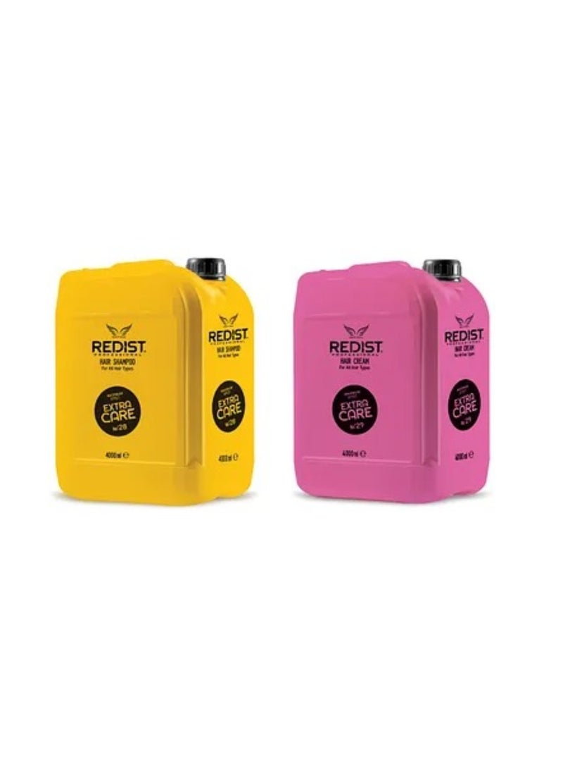 Redist Extra Care Hair Shampoo No 28 – Deep Cleansing & Healthy Shine 4000ml - Image 3