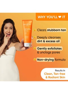 Dot & Key Mango Detan Gel Face Wash | Gently Cleanses Skin From Dirt & Oil | Fades Stubborn Tan | For All Skin Types | 100Ml  - Image 2