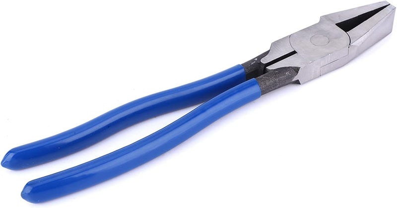 11in Glass Cutting Pliers, Chrome Vanadium Alloy Steel Glass Cutter, Heat Treated Jaws with High Hardness, Anti - Slip PVC Handle for Precise Glass Cutting, Hand Tool for DIY and P - Image 1