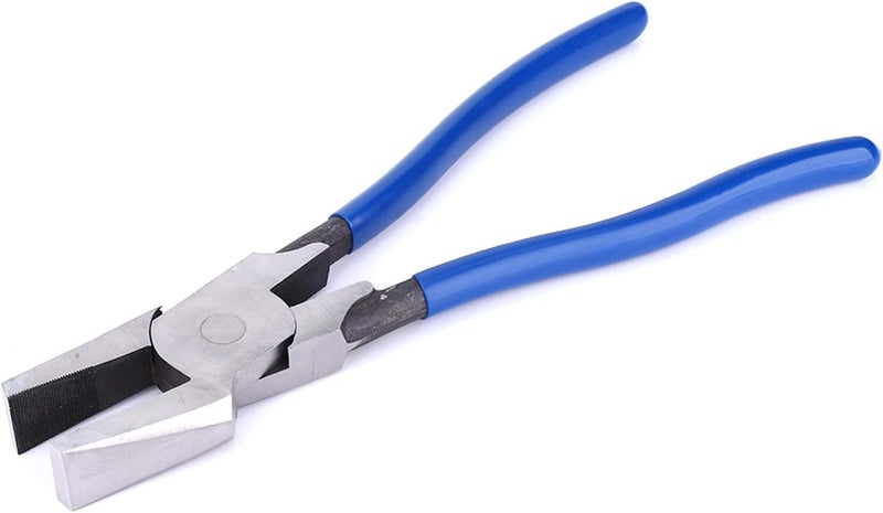 11in Glass Cutting Pliers, Chrome Vanadium Alloy Steel Glass Cutter, Heat Treated Jaws with High Hardness, Anti - Slip PVC Handle for Precise Glass Cutting, Hand Tool for DIY and P - Image 4