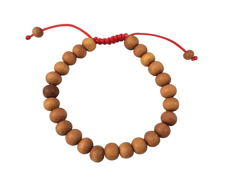 Hands Of Tibet Tibetan Sandalwood Wrist Mala Bracelet for Meditation  - Image 1