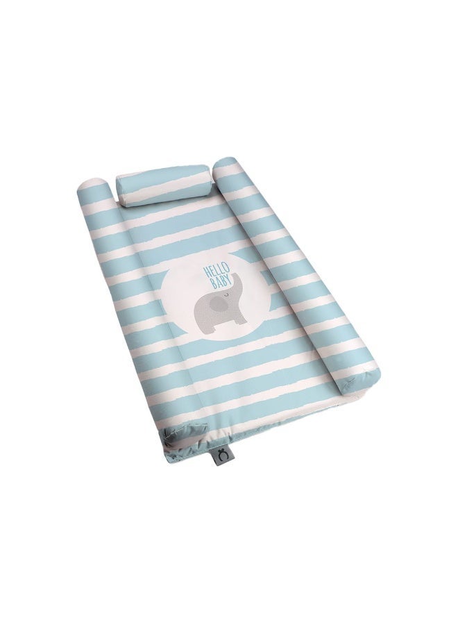 ماماز وان  مرتبة تغيير الحفاضات الدائرية - مرحباً يا صغيرتي، باللون الأزرق - Image 4