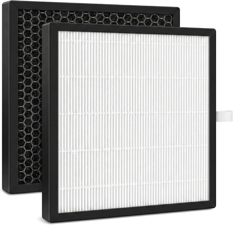HOAXCINN Replacement Filter Compatible with AIRTOK AP2301 Air Purifier, 3-in-1 H13 True HEPA Filter, High-Efficiency Activated Carbon Filter, 2 Pack - Image 1