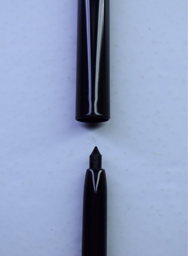 ماكس بيوتي طقم كحل أسود 12 قطع مقاوم للماء ويدوم طويلاً طبي - Image 4