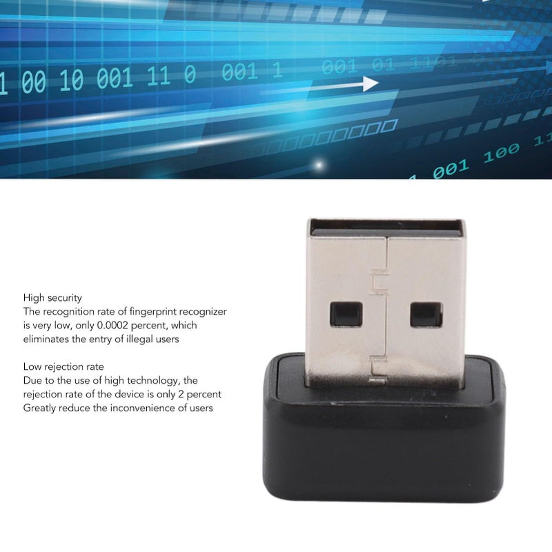 Mini Usb Fingerprint Scanner 360 Touch Speed Security Key For Pc - Image 4