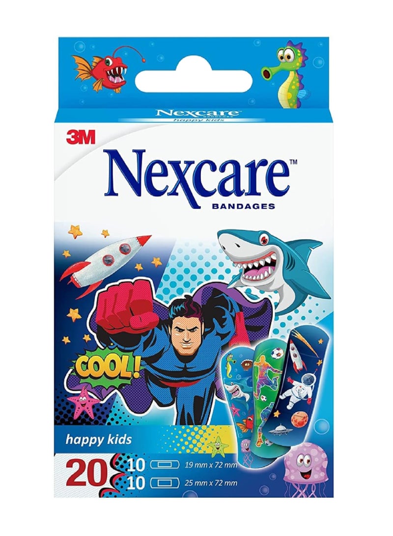 3M Nexcare Happy Kids Cool 20'S