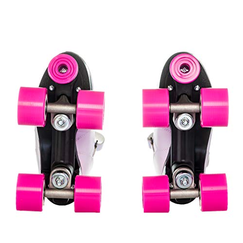 Chicago Skates Bullet Speed Quad Roller Skates – Durable, Top Performance Indoor/Outdoor Youth Skate Shoes for Kids, Boys & Girls Beginner 62mm Urethane Wheels & Low-Cut Ankle Boots for Agility 7-12 - Image 5