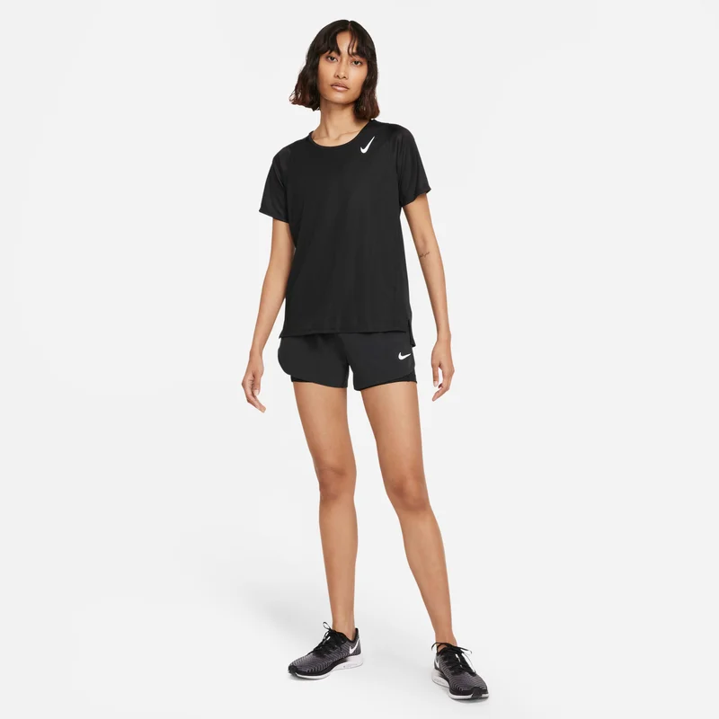 Nike Black Women's Dri-FIT Race T-Shirt for Women | Best Price UAE