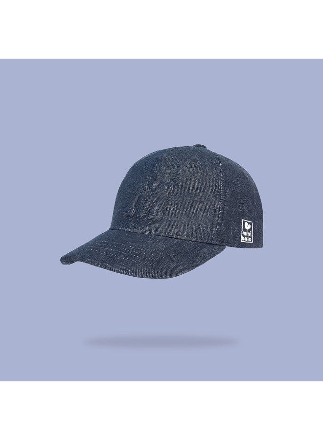 Minibala Kids Baseball Cap Uni Baby Spring Autumn Winter Sun Hat Denim Duckbill Cap Versatile New Arrival