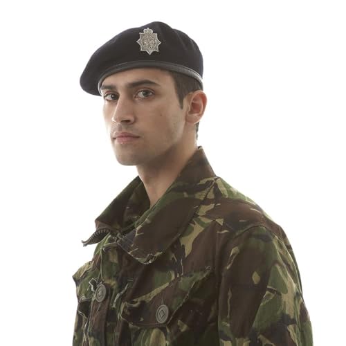 Gajaous British Military Berets for Men and Women,Wool and Leather Beret Hats,Multiple Colours Army Beret - Image 4