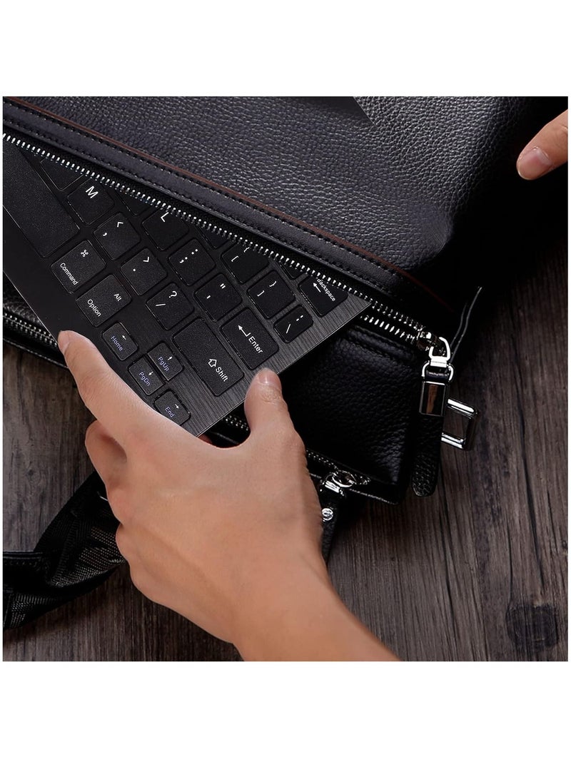 ELTRAZONE - Arabic and English Bluetooth Keyboard and Mouse Combo, Ultra-Slim Portable Compact Wireless Mouse Keyboard Set for IOS Android Windows Tablet Phone iPhone iPad Pro Air Mini - Image 1