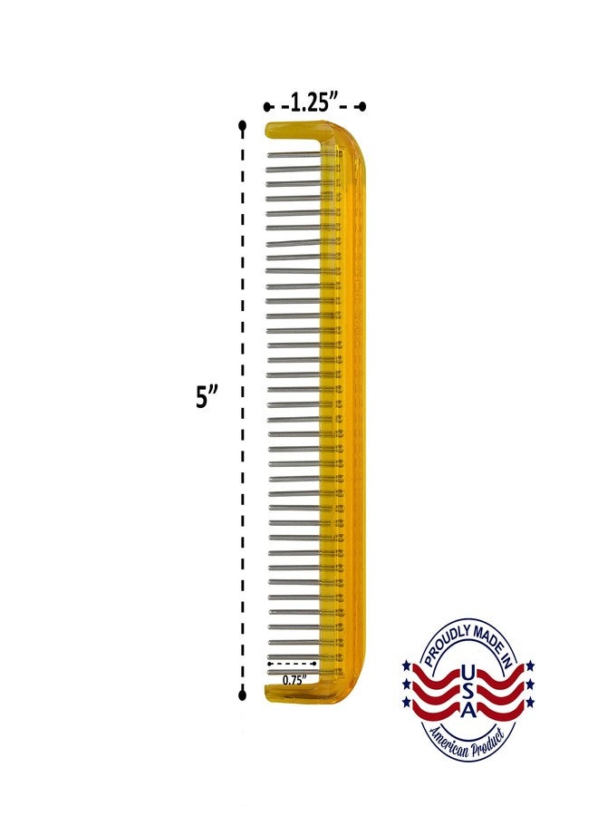 Untangler Pet Comb (5", Golden Amber) - Image 3
