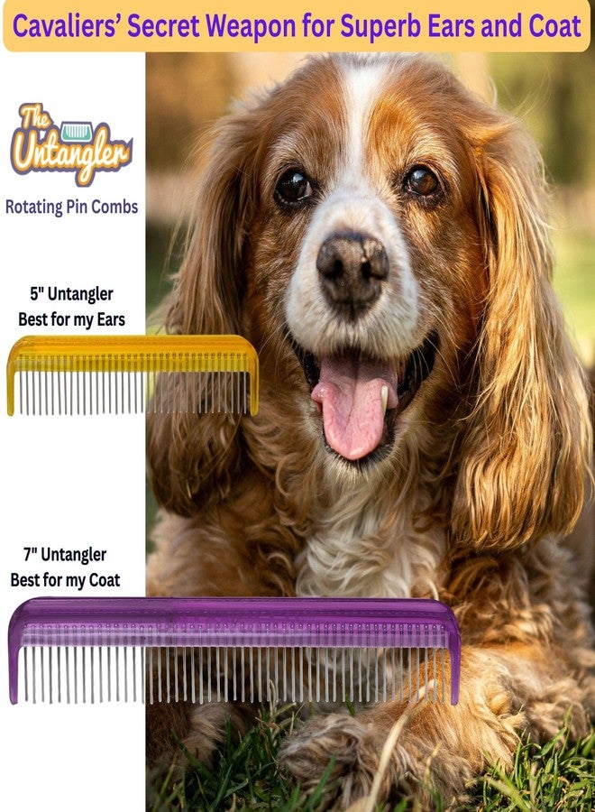 Untangler Pet Comb (5", Golden Amber) - Image 5