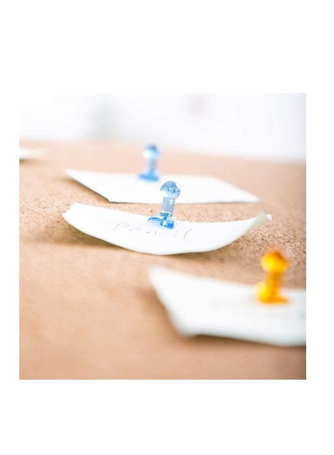 Deli 200-Piece Push Pin Set Green/Blue/Red - Image 5