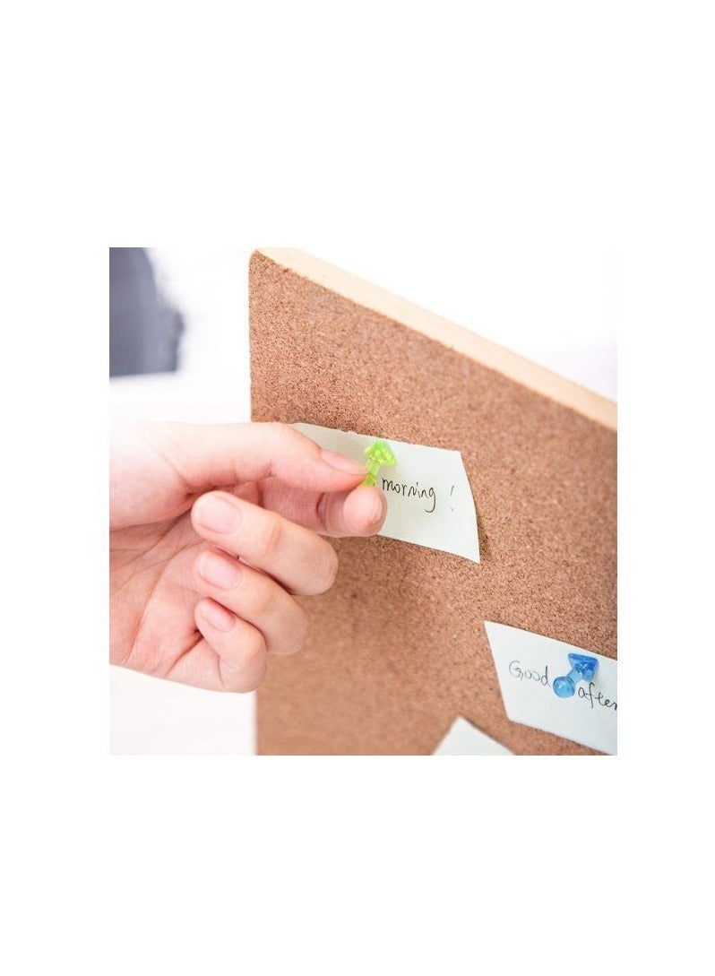 Deli 200-Piece Push Pin Set Green/Blue/Red - Image 4