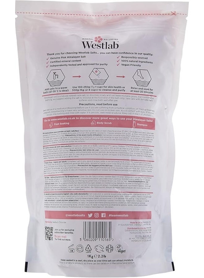 Westlab 100% Pure Cleansing Himalayan Salt 1kg - Image 2