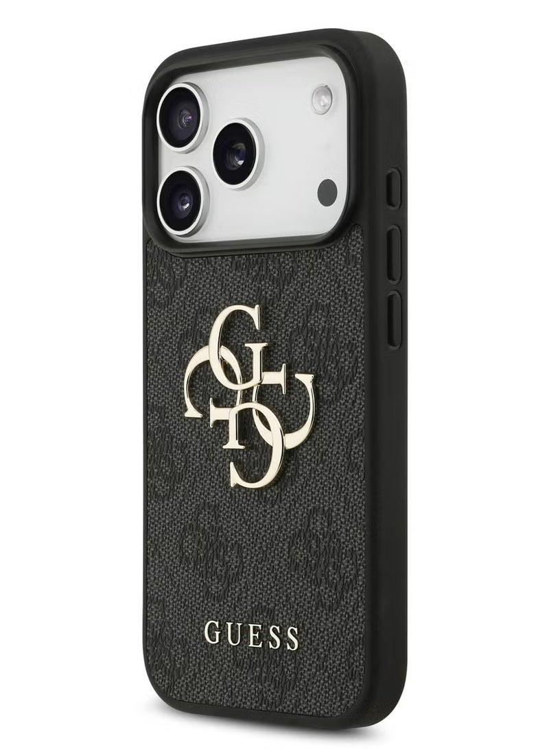 GUESS "iPhone 17 Pro Max PU Leather Case – Ultra-Slim, Lightweight Design with Bold 4G & Classic Logo – Easy to Install – Black" - Image 2