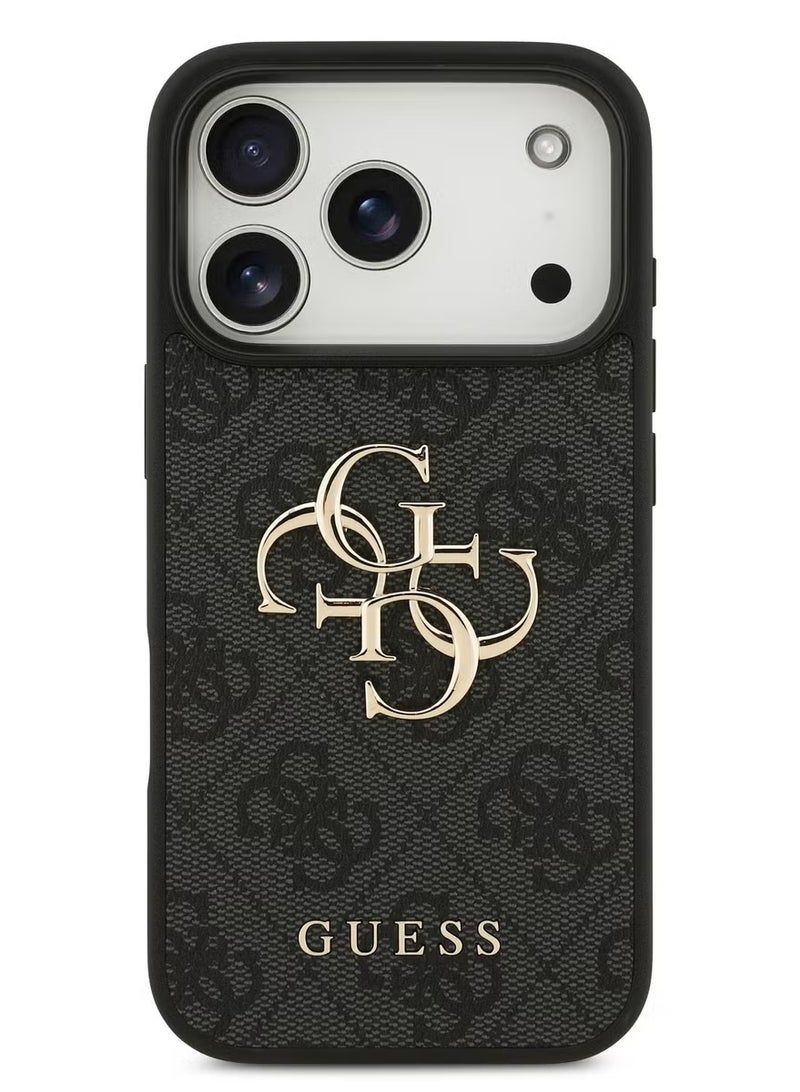 GUESS "iPhone 17 Pro Max PU Leather Case – Ultra-Slim, Lightweight Design with Bold 4G & Classic Logo – Easy to Install – Black" - Image 3