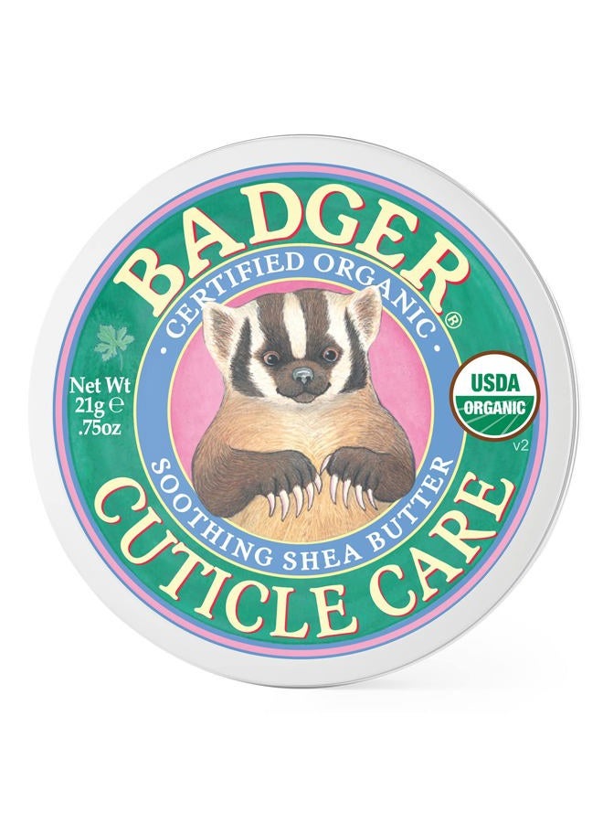 Badger بلسم العناية بالجلد المحيط بالأظافر العضوي - كريم طبيعي للعناية بالأظافر مع زبدة الشيا، مستخلص البحر النبق الغني بالفيتامينات يساعد على تقوية وتهدئة واستعادة الجلد الجاف والمتشقق - رائحة حمضيات خفيفة - 0.75 أونصة - Image 1