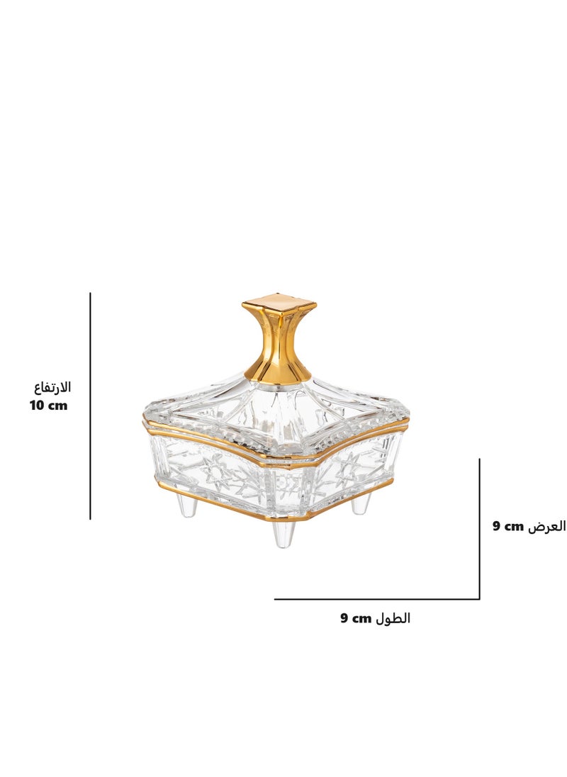 Dania Applied to present dates and sweets, acrylic, golden decor  - Image 2