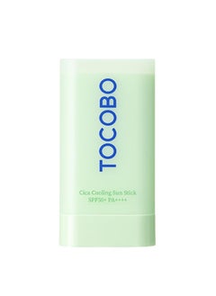 Tocobo Cica Cooling Sun Stick SPF50+ PA++++，Fermented Cica Complex, Cooling Sun Stick, Reduces Skin Temperature, Quick Soothing, Lightweight and Moisturizing Sun Stick （18g）  - Image 1