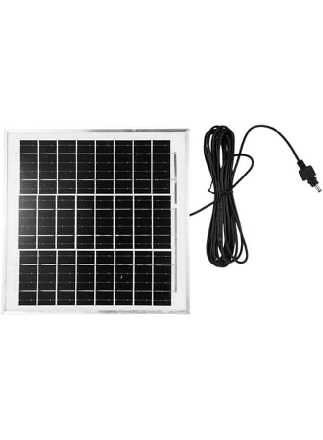 مروحة تهوية تعمل بالطاقة الشمسية 4 بوصة 12 فولت مع لوحة شمسية 9.45 × 9.45، مروحة عادم جدارية، صمام فحص، موتور نحاسي نقي عالي السرعة موفر للطاقة - Image 4