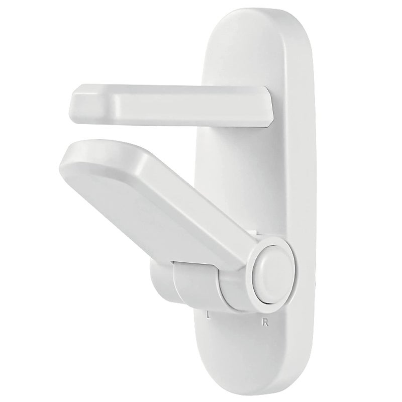 PENMAMA Childproof Door Lever Lock Baby safety locks for doors (2 Pack) Improved door safety for kids, 3M Adhesive No Drilling Child Safety Door Handle Lock. Simple Install, No Tools Needed (White, 2) - Image 5