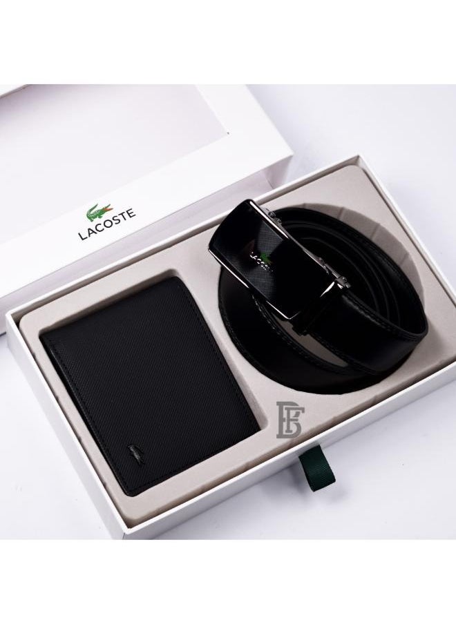LACOSTE EST LACOSTE (WALLET & BELT) 